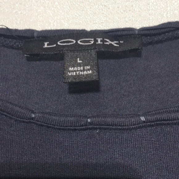 LOGIX Tee - Purplish, Gray - Picture 4 of 4